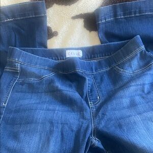 Cello Women's Dark Blue Flare Jeans